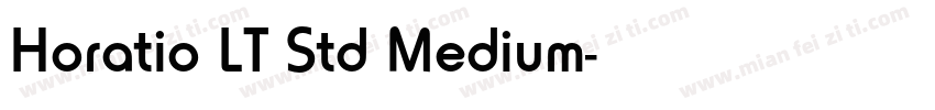 Horatio LT Std Medium字体转换